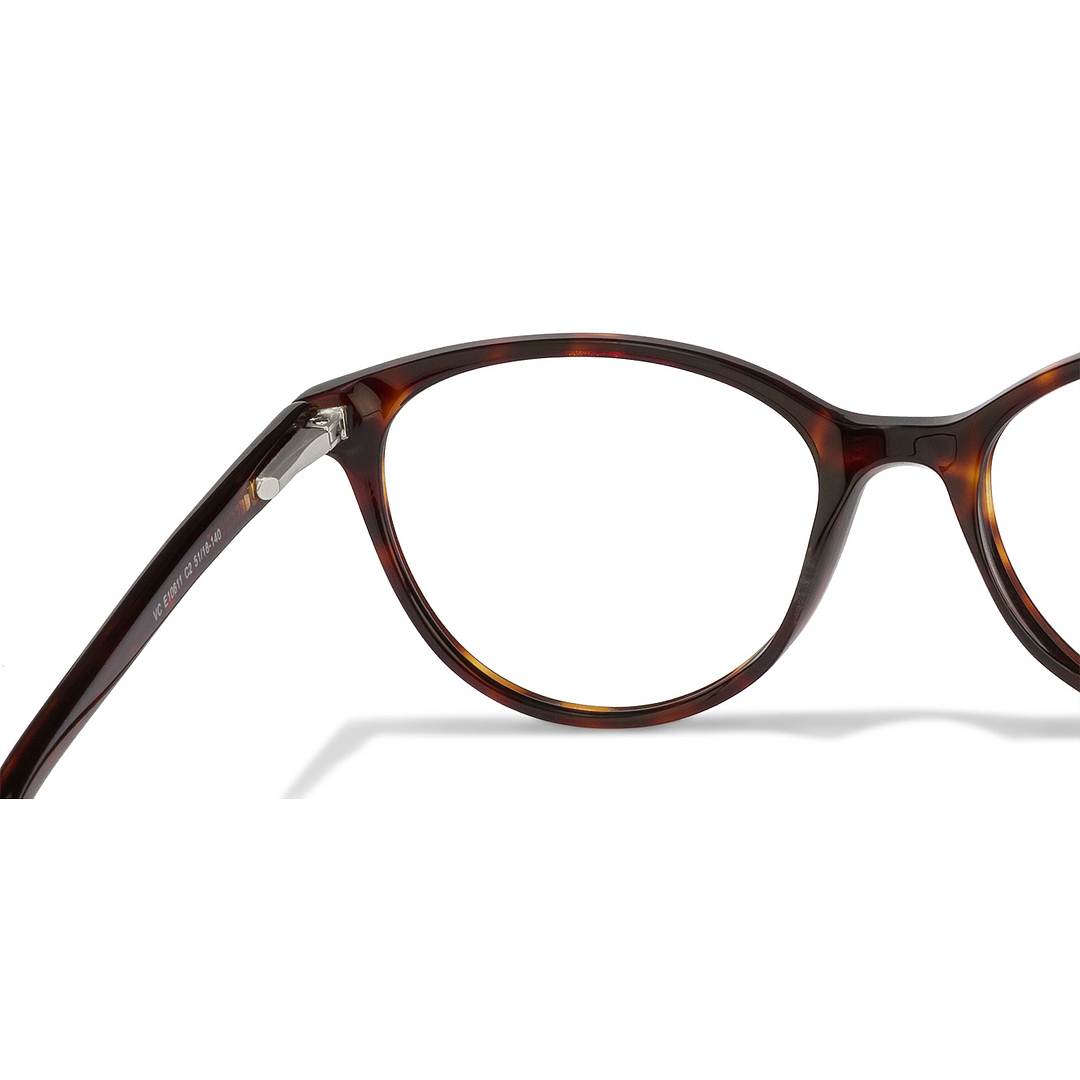 Vincent Chase Online Light Brown Full Rim Cat Eye left side