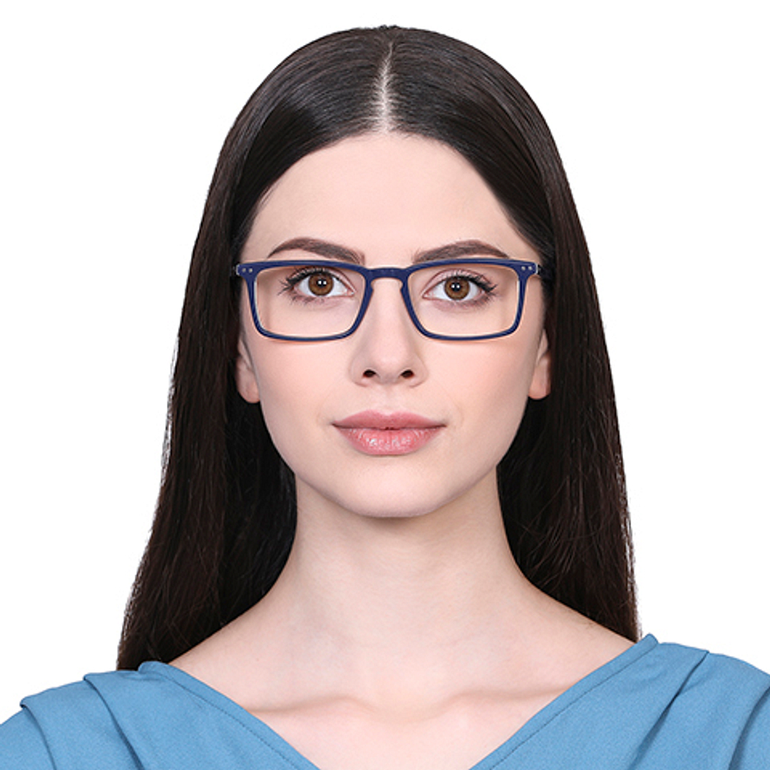 Vincent Chase Online Sky Blue Full Rim Rectangle right side