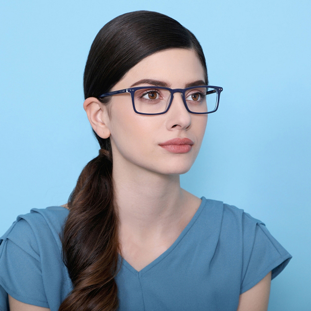 Vincent Chase Online Sky Blue Full Rim Rectangle right side