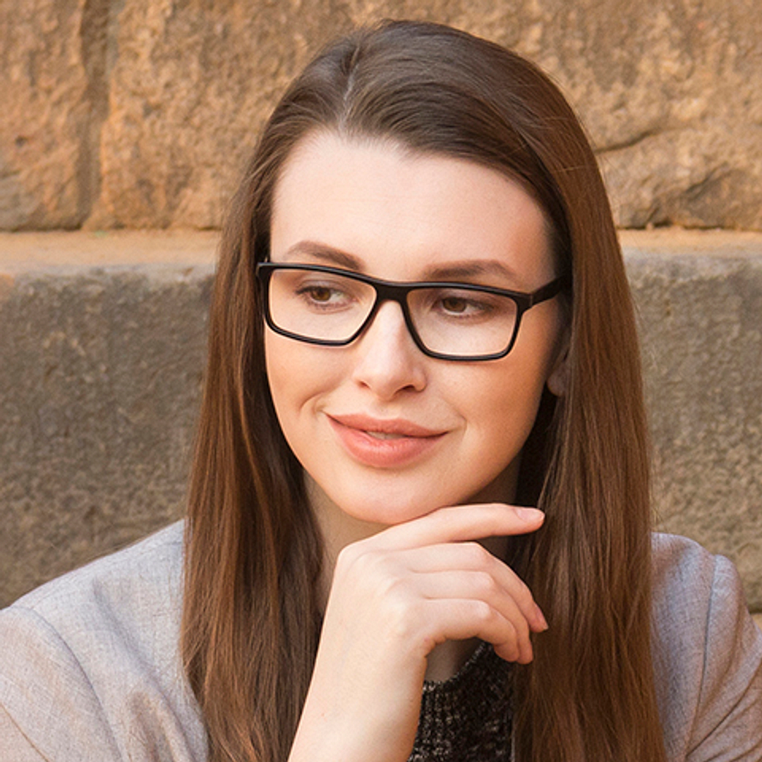 Vincent Chase Online Black Full Rim Rectangle left side