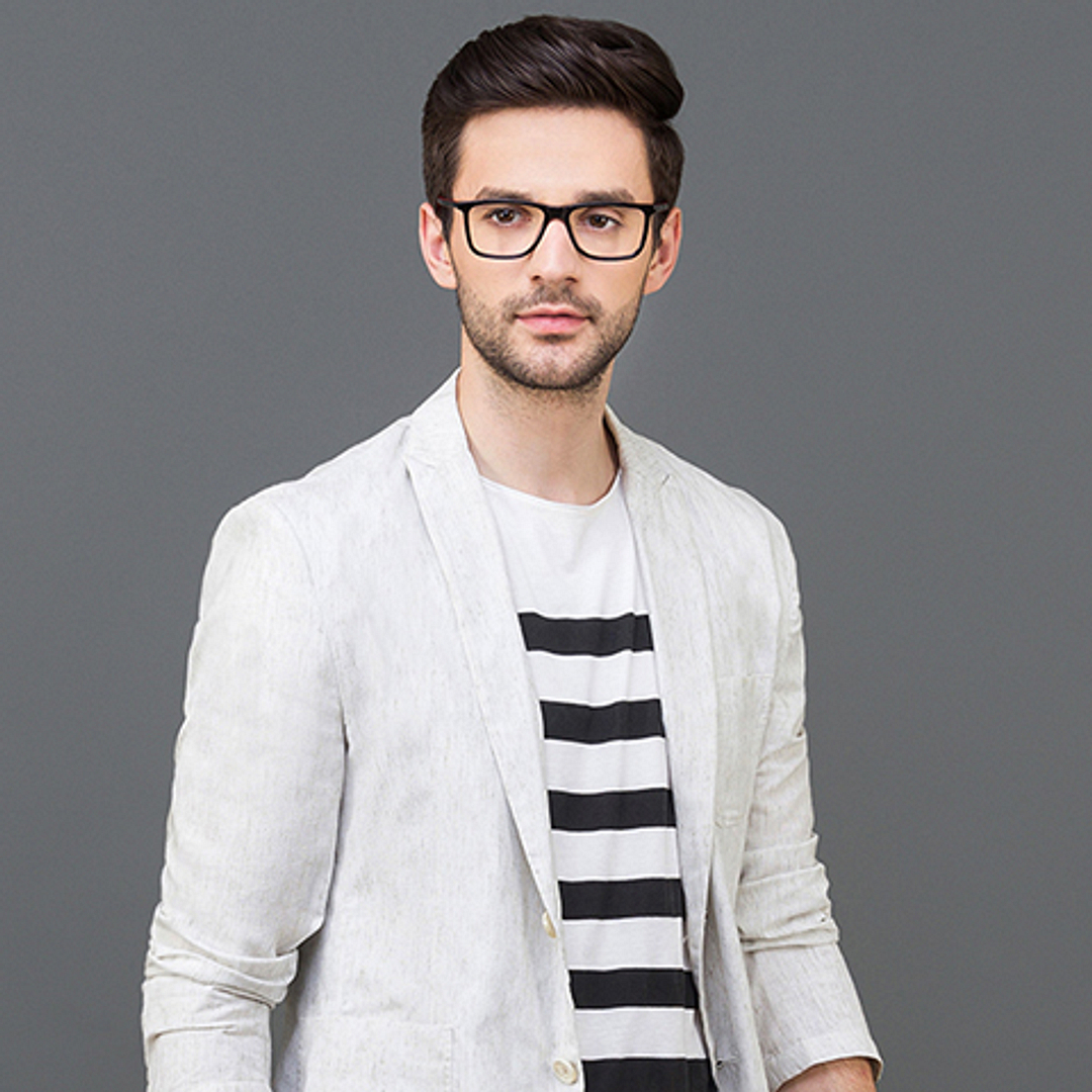 Vincent Chase Online Black Full Rim Rectangle left side