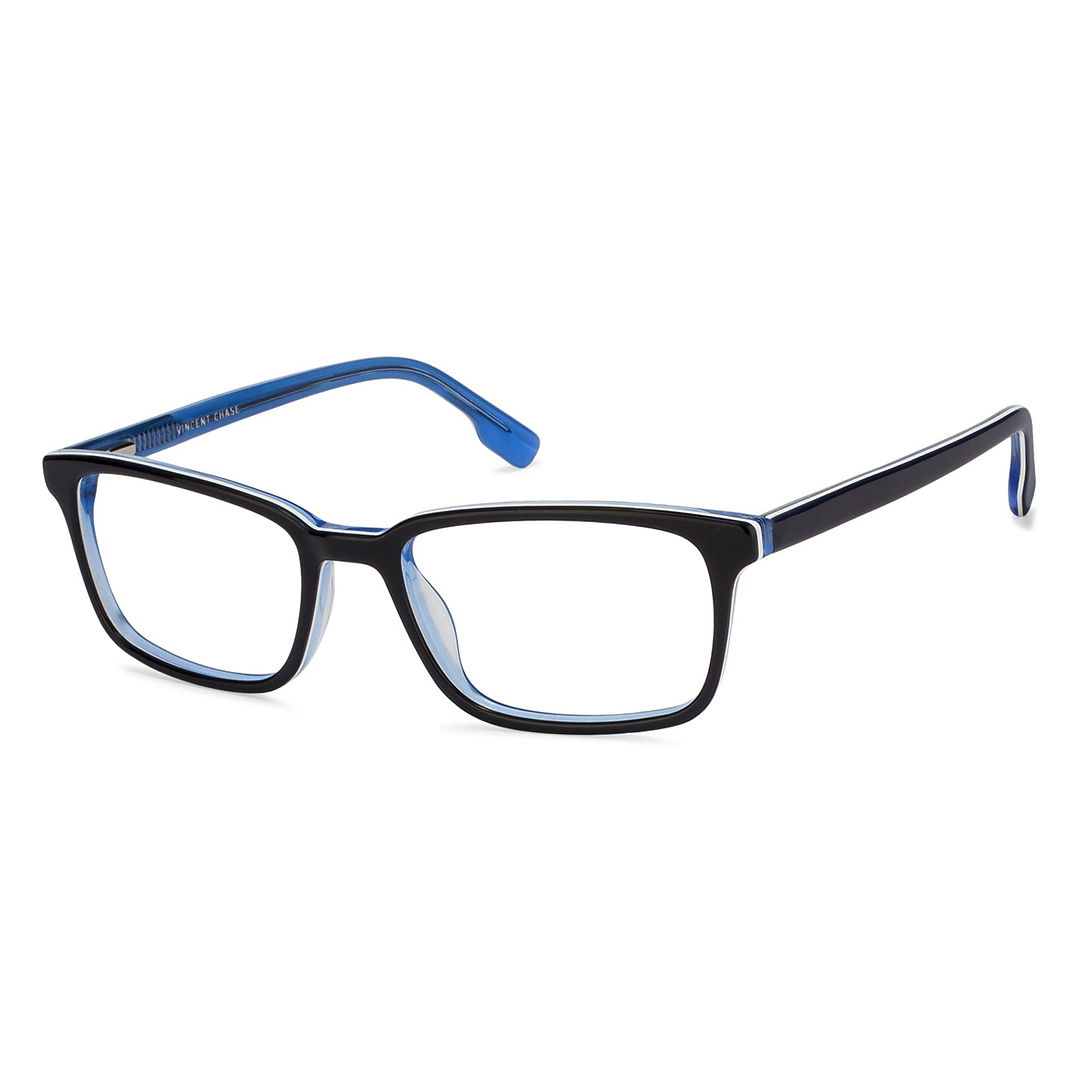 Vincent Chase Online Sky Blue Full Rim Rectangle left side