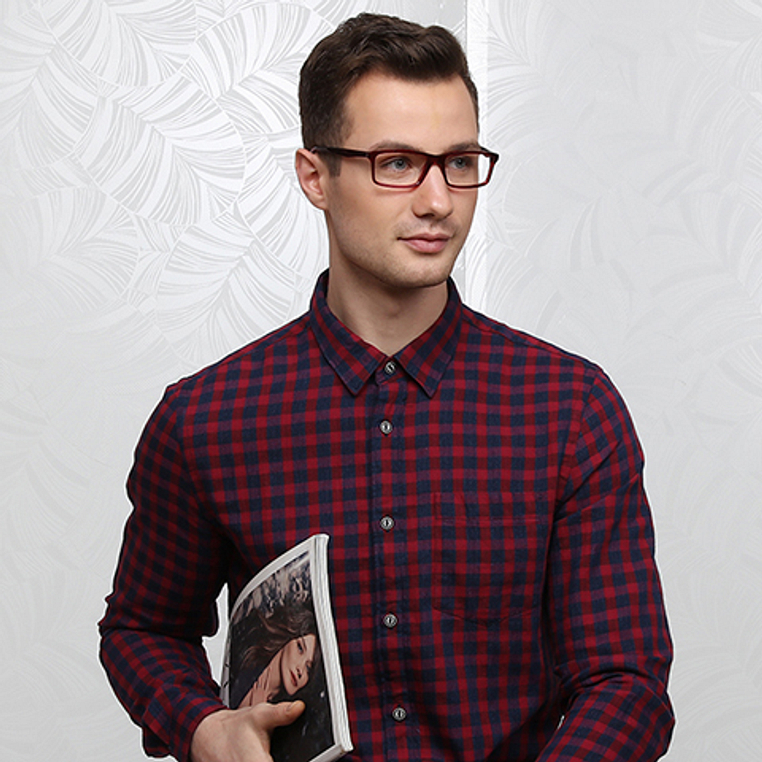 Vincent Chase Online Red Full Rim Rectangle right side