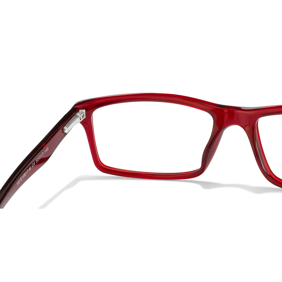 Vincent Chase Online Red Full Rim Rectangle left side