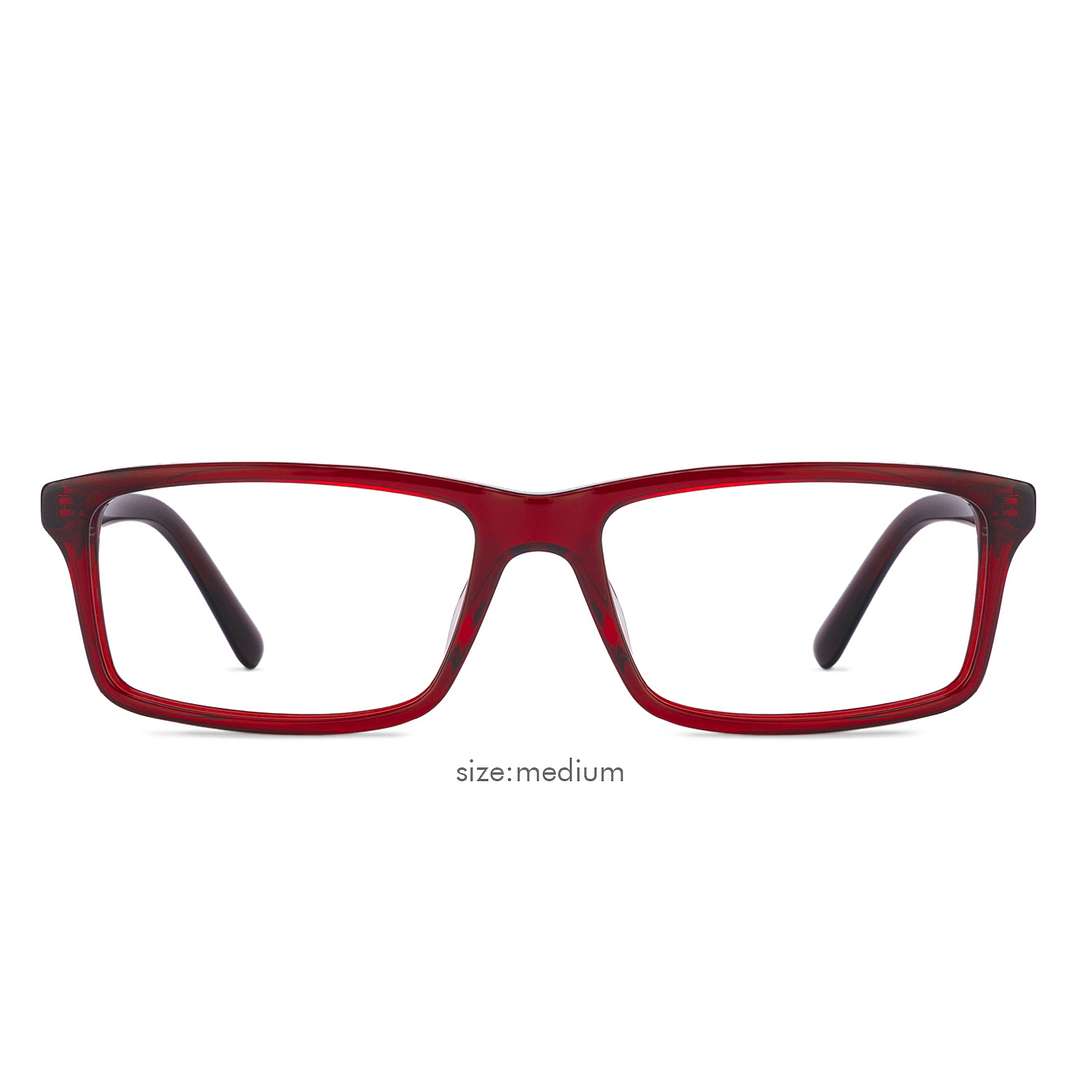 Vincent Chase Online Red Full Rim Rectangle left side