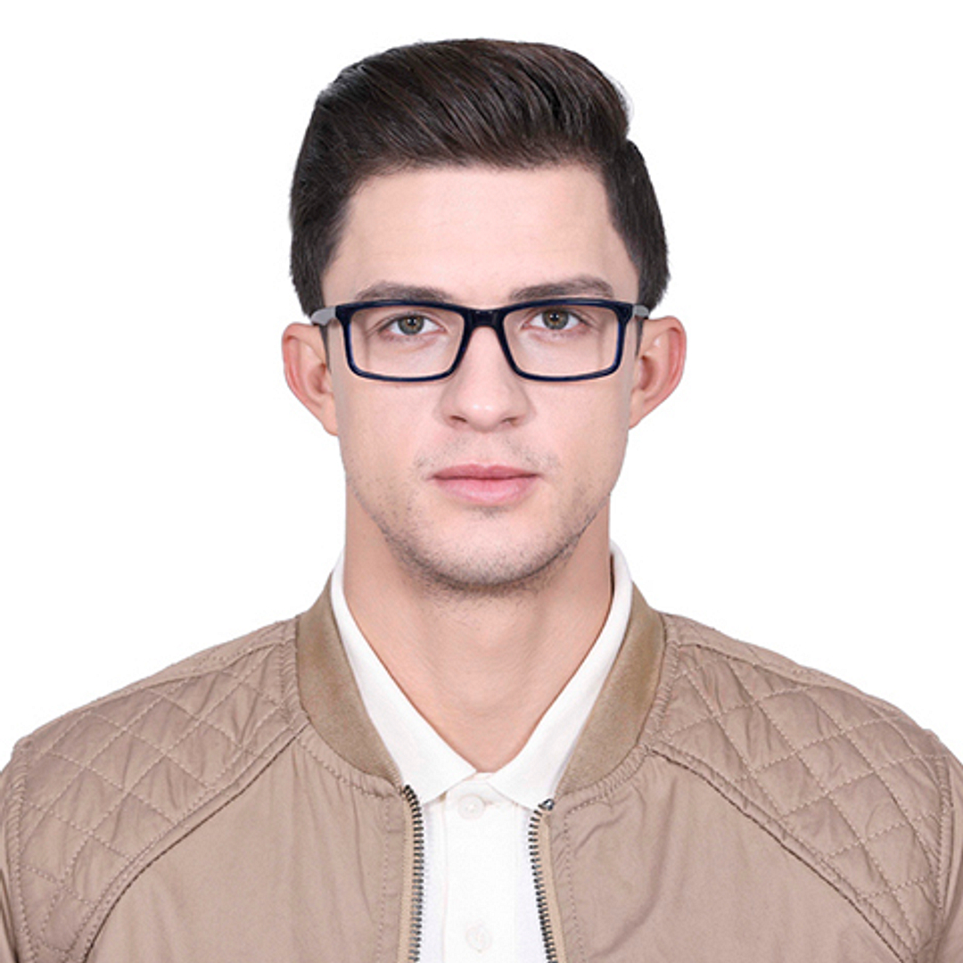 Vincent Chase Online Navy Blue Full Rim Rectangle right side