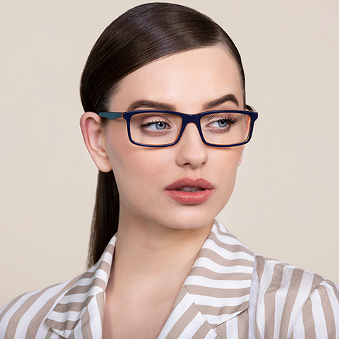 Vincent Chase Online Brown Transparent Full Rim Rectangle right side