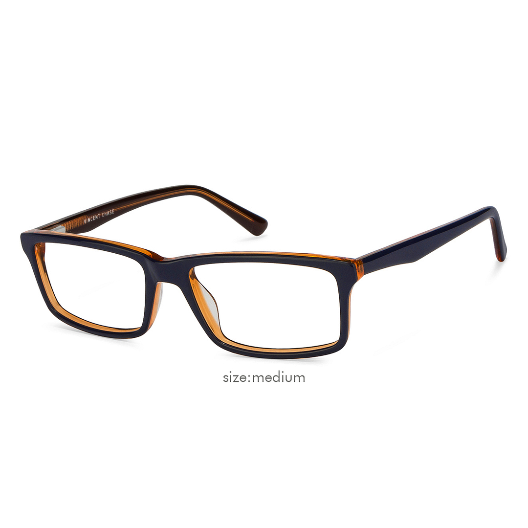 Vincent Chase Online Brown Transparent Full Rim Rectangle right side