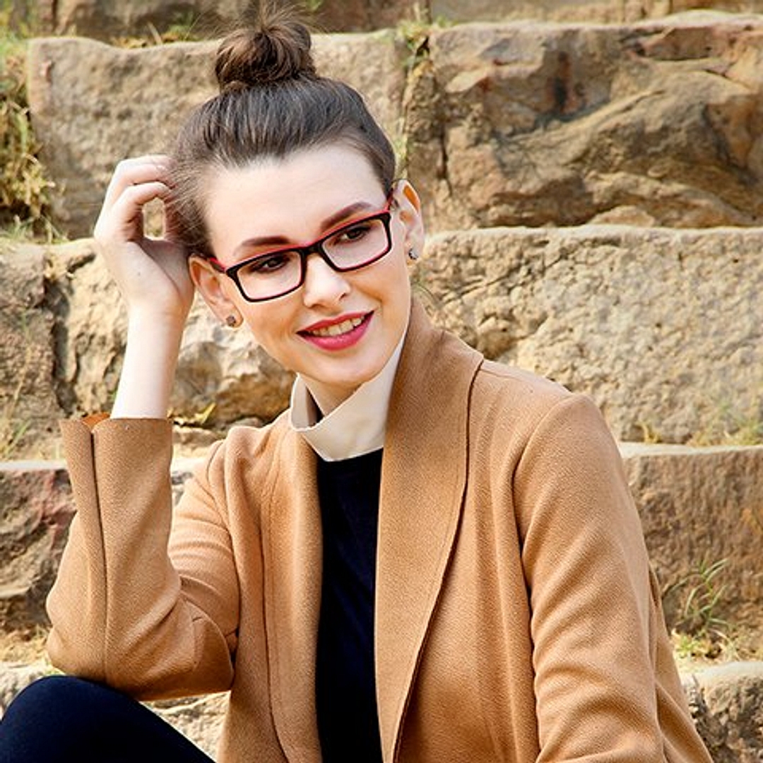 Vincent Chase Online Red Full Rim Rectangle right side