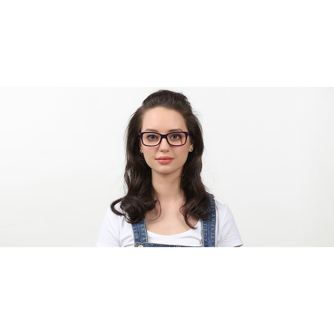 Vincent Chase Online Sky Blue Full Rim Rectangle right side
