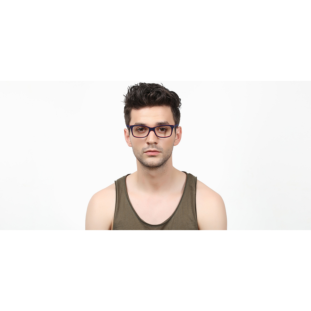 Vincent Chase Online Sky Blue Full Rim Rectangle left side