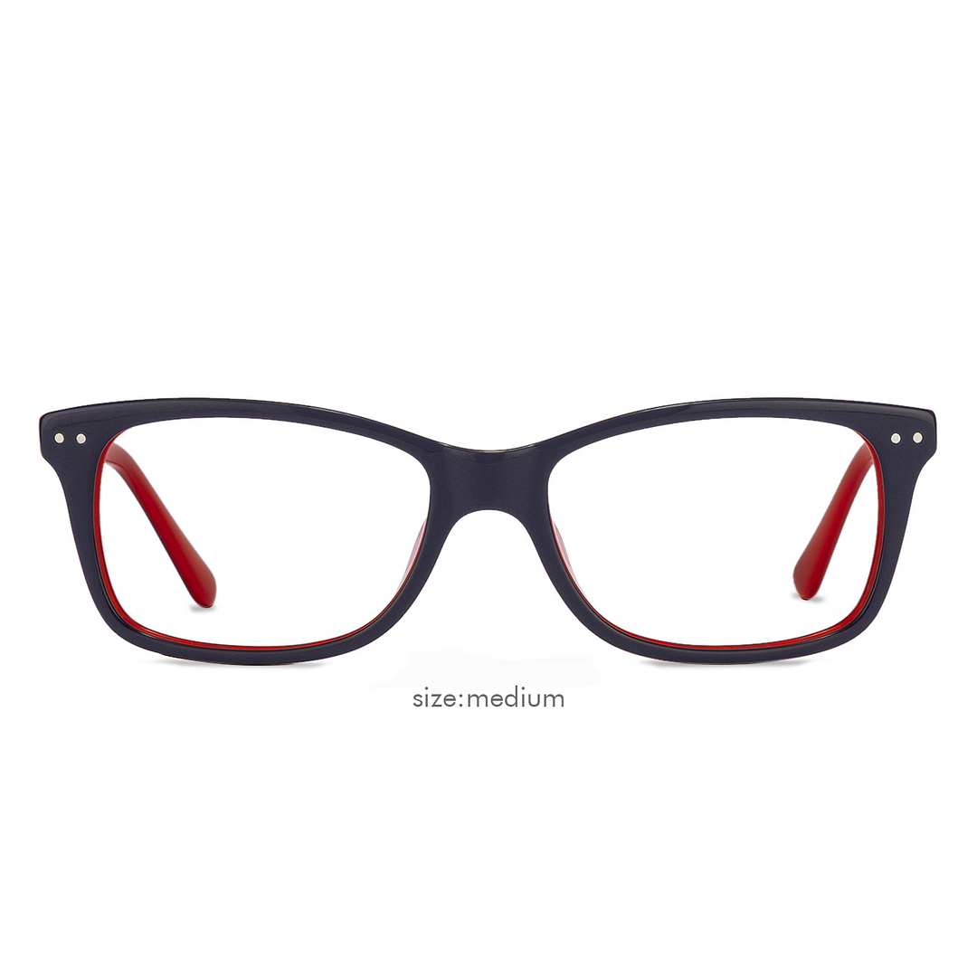 Vincent Chase Online Sky Blue Full Rim Rectangle left side