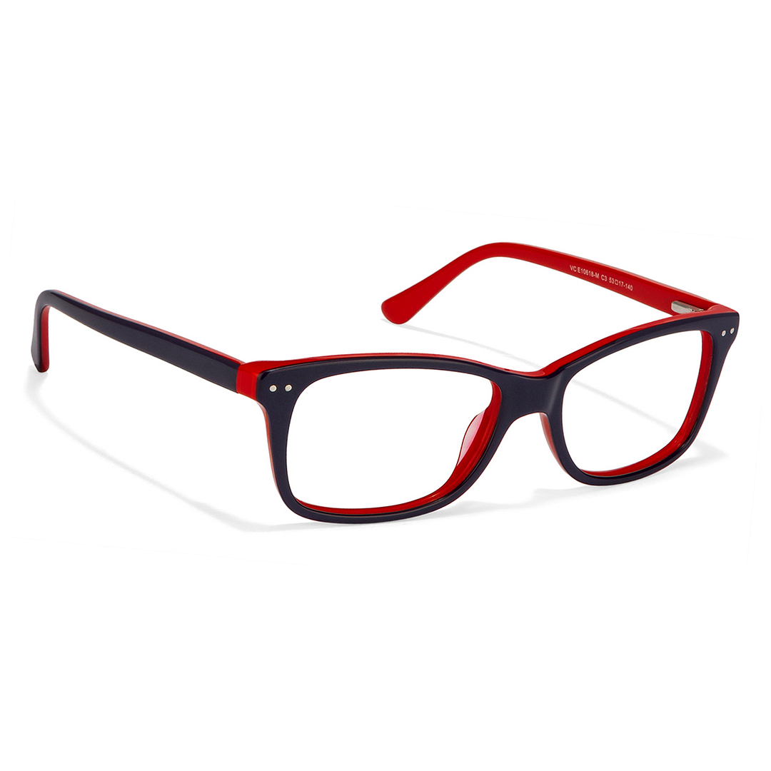 Vincent Chase Online Sky Blue Full Rim Rectangle left side