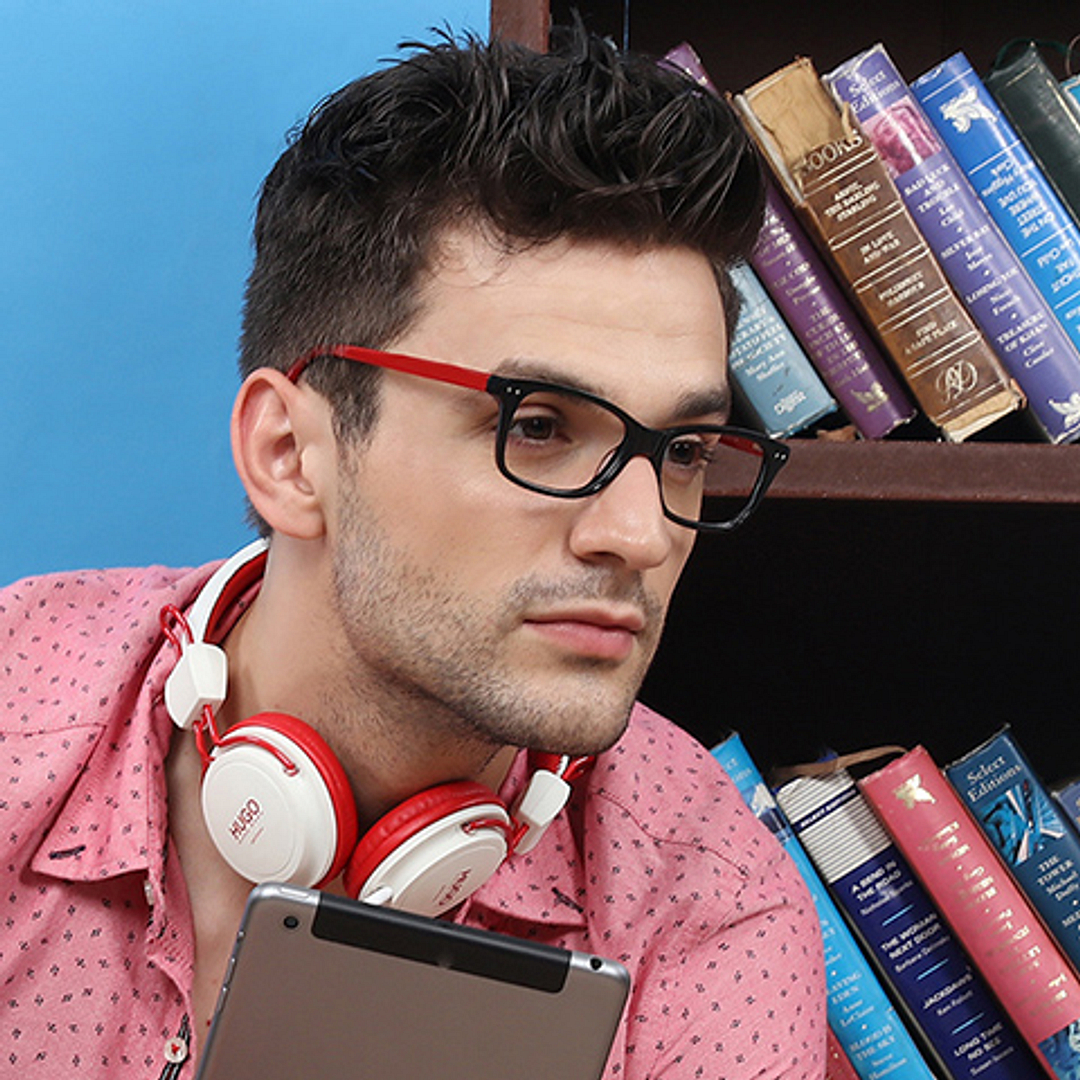 Vincent Chase Online Black Full Rim Rectangle left side