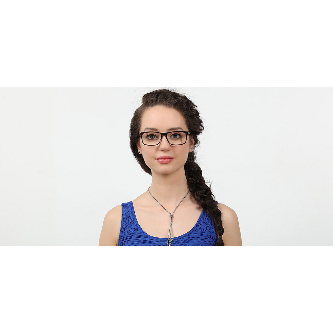 Vincent Chase Online Black Transparent Full Rim Rectangle right side