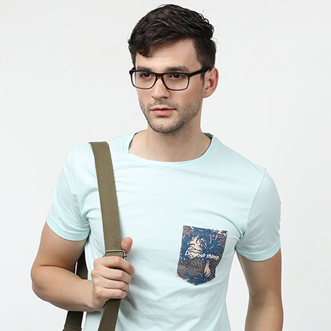 Vincent Chase Online Black Transparent Full Rim Rectangle left side