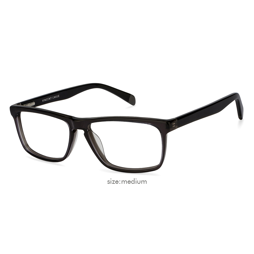Vincent Chase Online Black Transparent Full Rim Rectangle right side