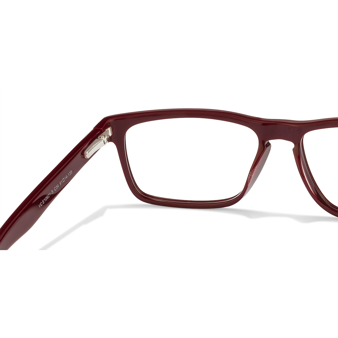 Vincent Chase Online Red Full Rim Rectangle left side