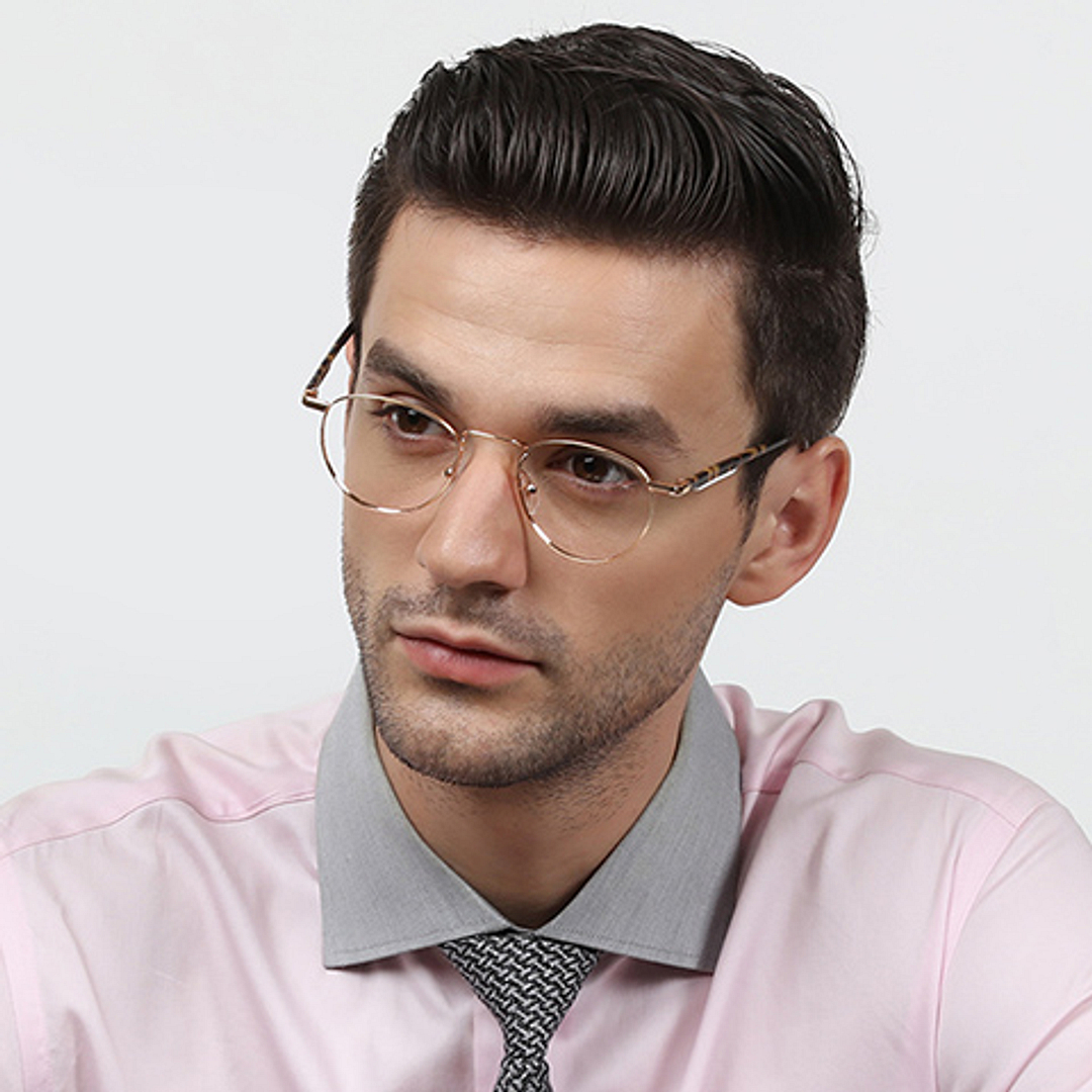 Vincent Chase Online Gold Full Rim Round left side