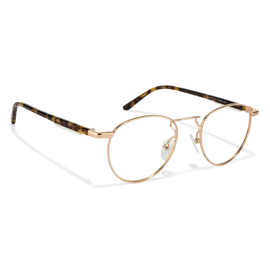 Vincent Chase Online Gold Full Rim Round left side