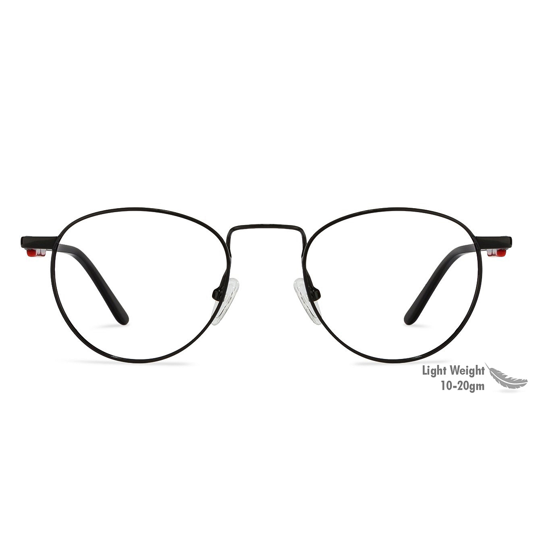 Vincent Chase Online Black Full Rim Round left side