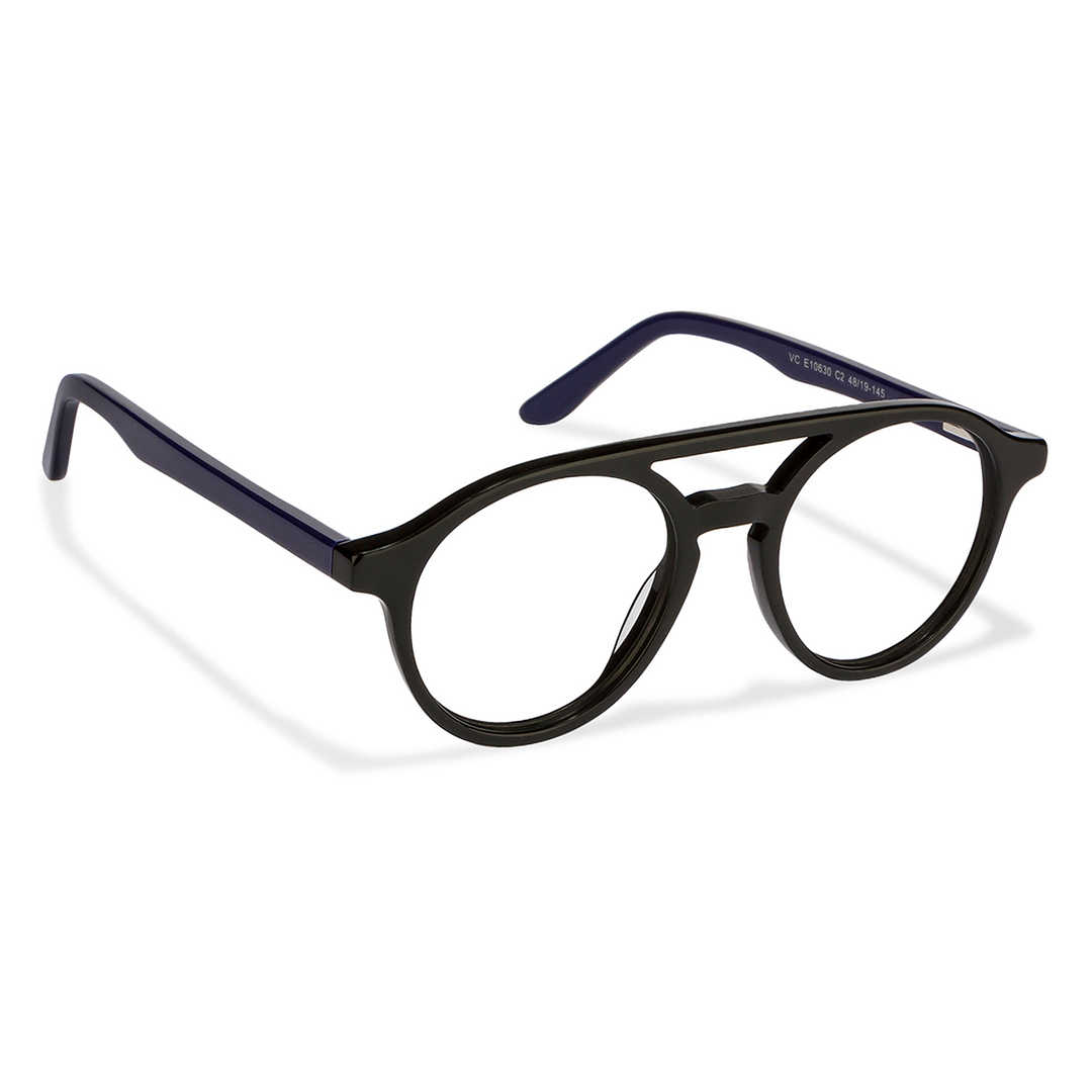 Vincent Chase Online Black Full Rim Round left side