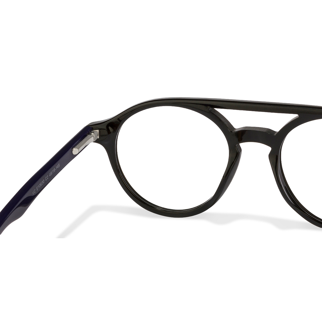 Vincent Chase Online Black Full Rim Round left side