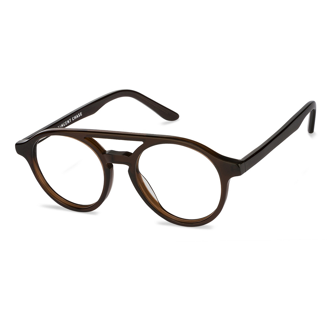 Vincent Chase Online Light Brown Full Rim Round right side