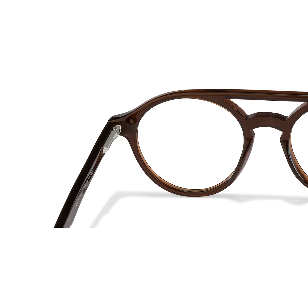Vincent Chase Online Light Brown Full Rim Round left side