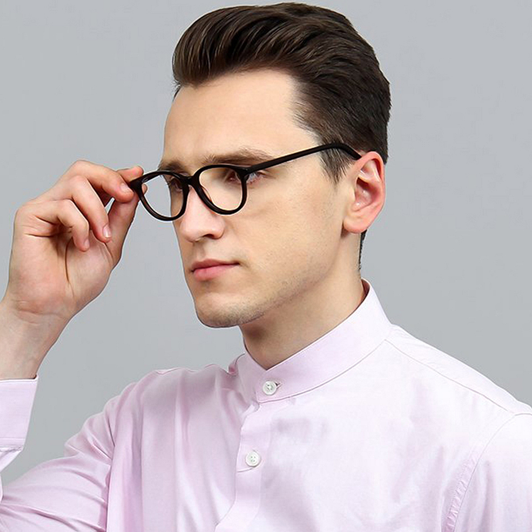 Vincent Chase Online Black Full Rim Round right side