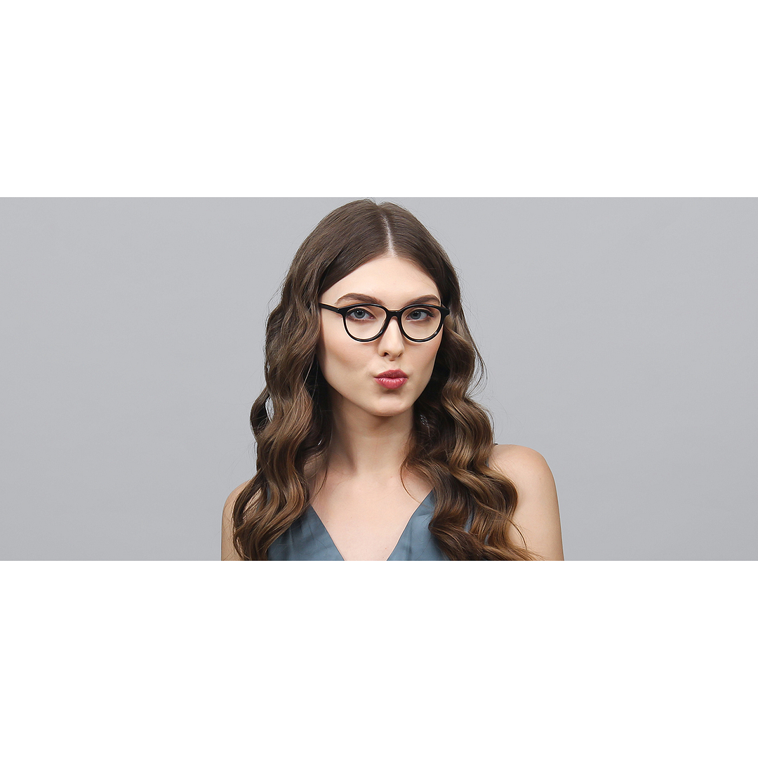 Vincent Chase Online Black Full Rim Round left side