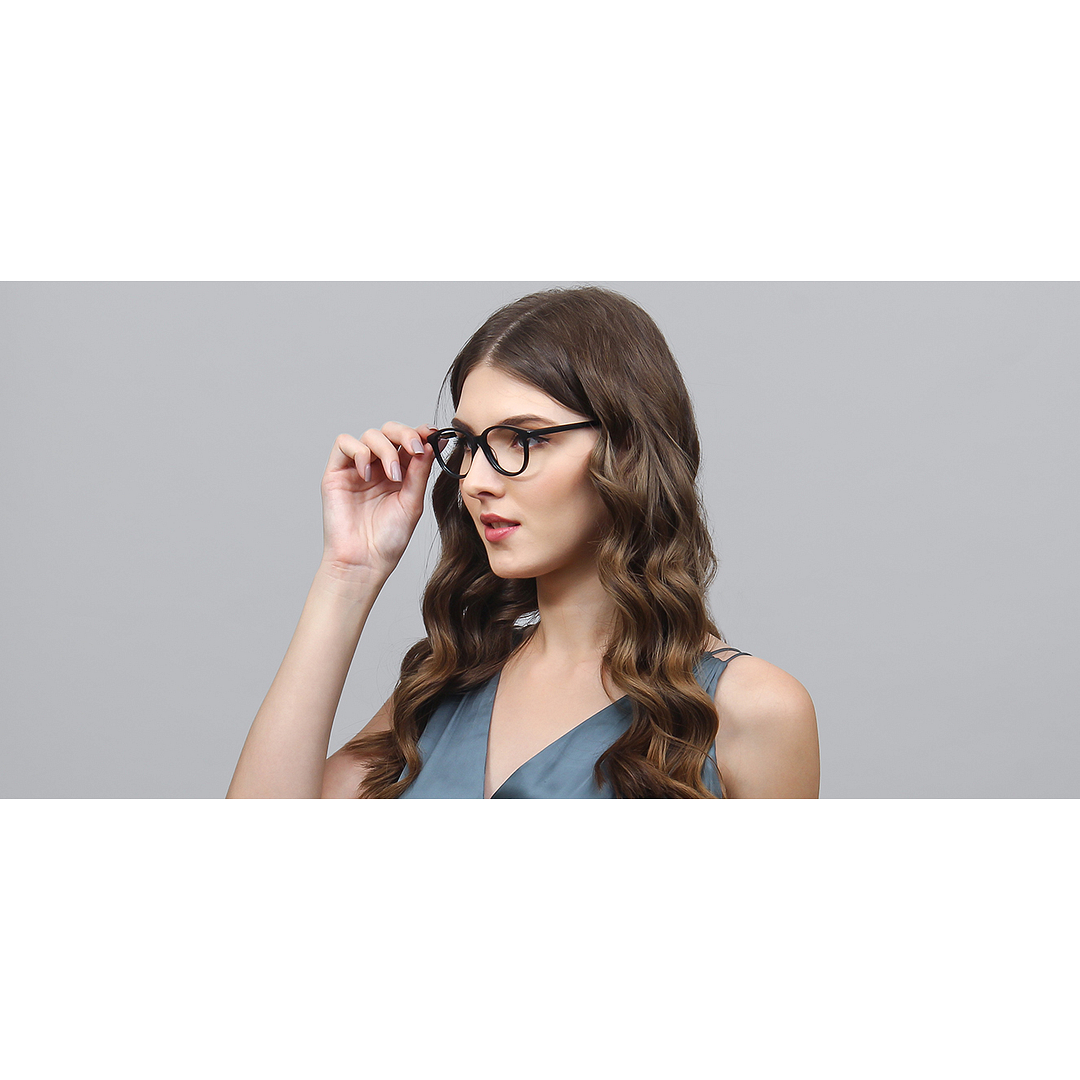 Vincent Chase Online Black Full Rim Round right side