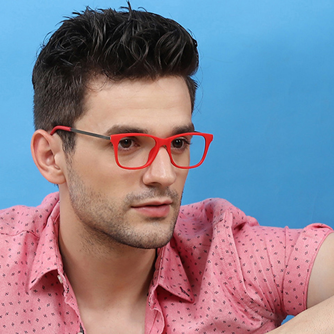 Vincent Chase Online Red Full Rim Rectangle right side
