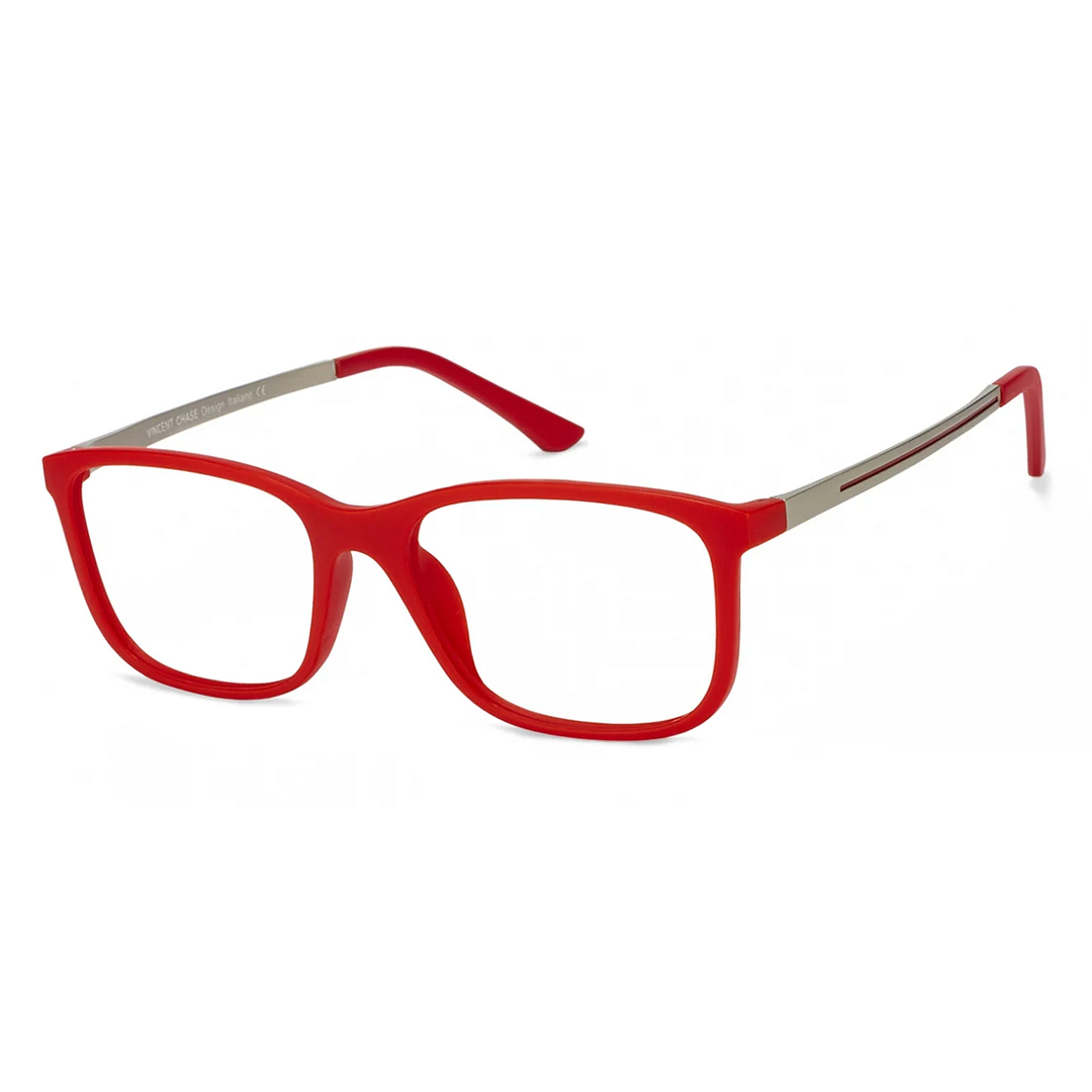 Vincent Chase Online Red Full Rim Rectangle left side