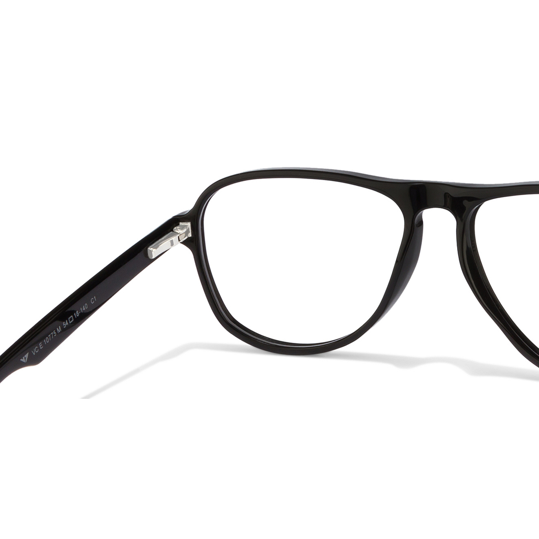 Vincent Chase Online Black Full Rim Aviator left side