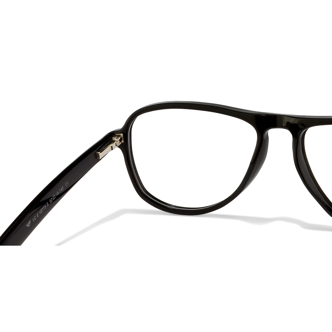 Vincent Chase Online Black Full Rim Aviator left side