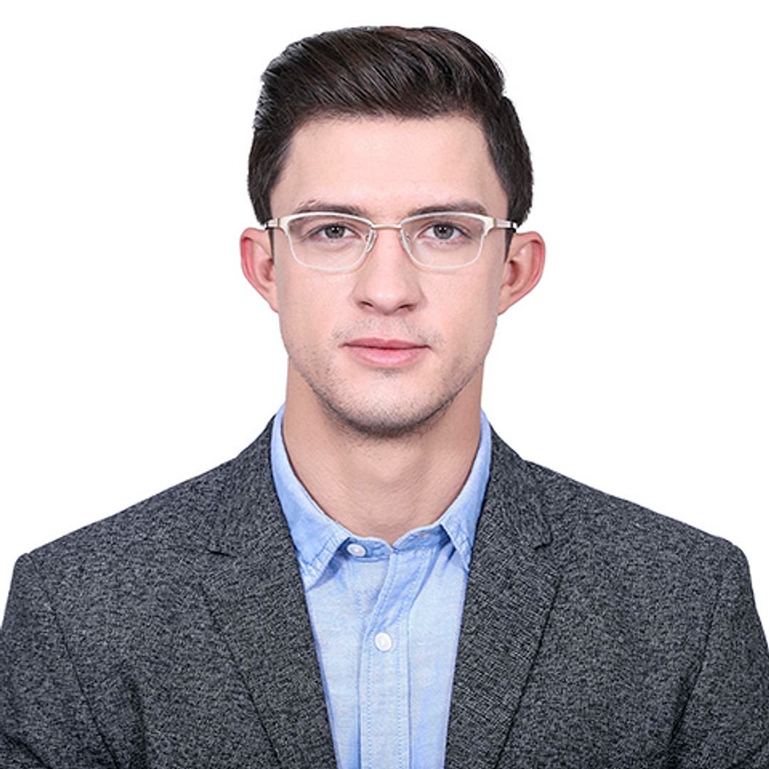 Vincent Chase Online Gold Half Rim Rectangle right side