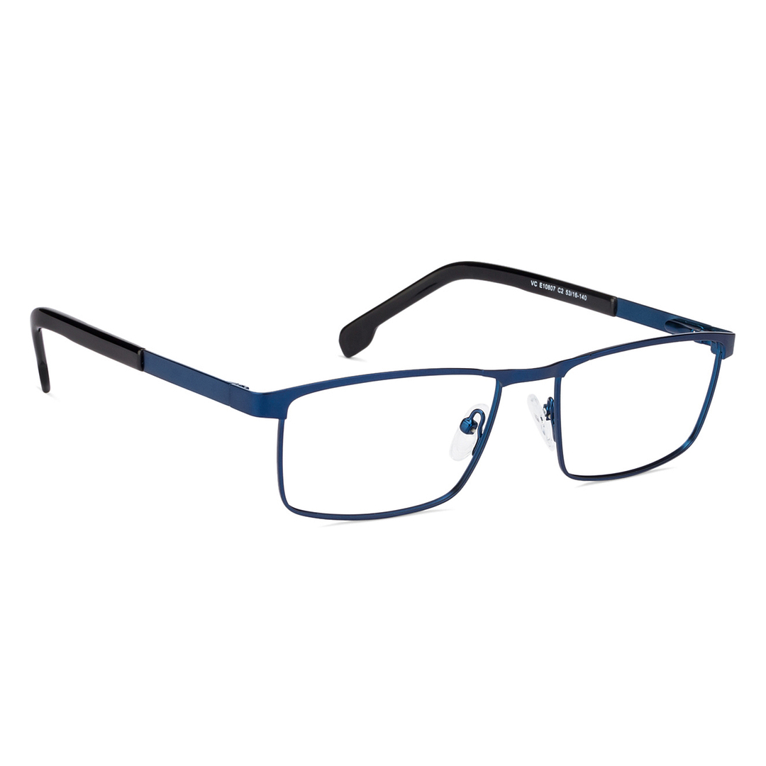Vincent Chase Online Sky Blue Full Rim Rectangle left side