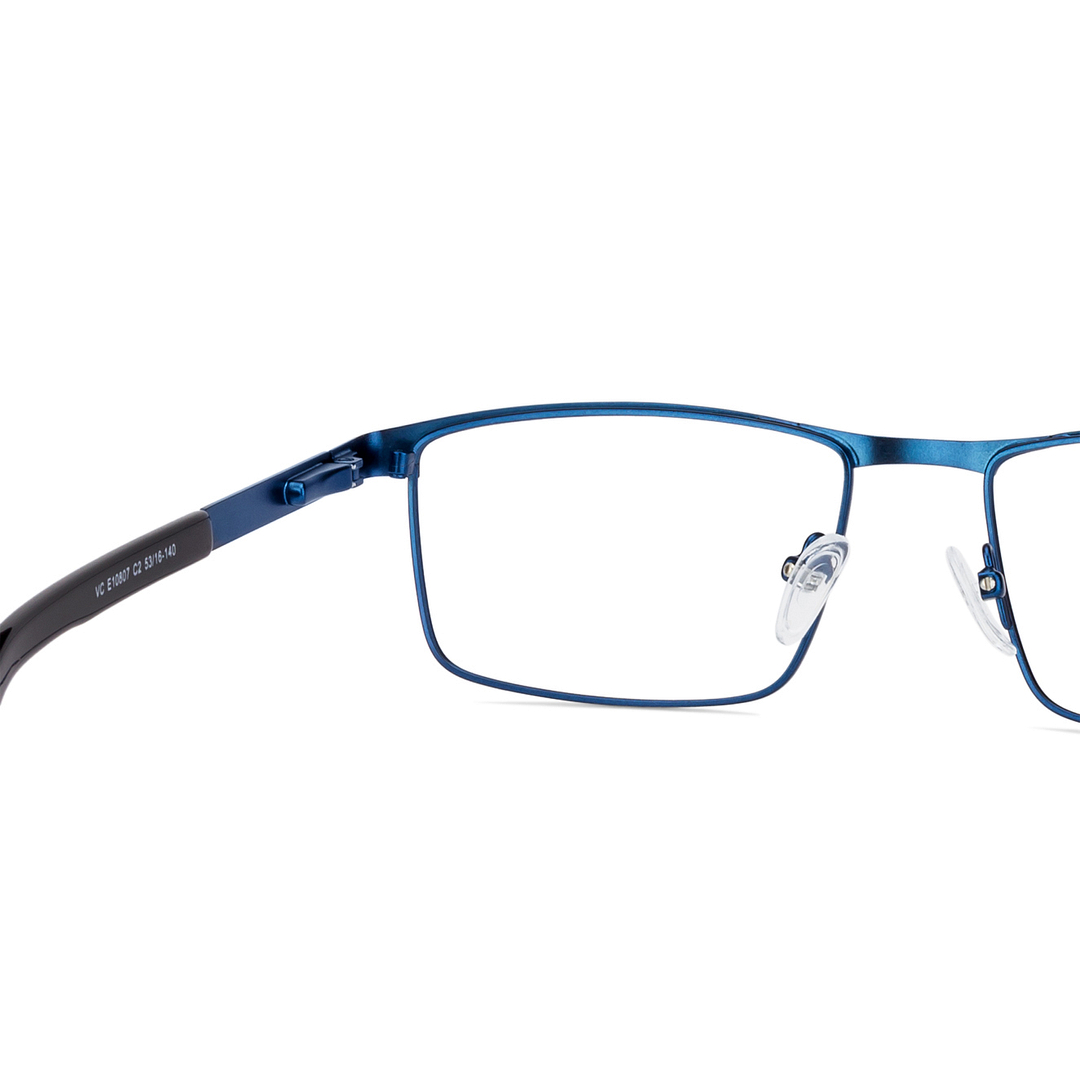 Vincent Chase Online Sky Blue Full Rim Rectangle left side