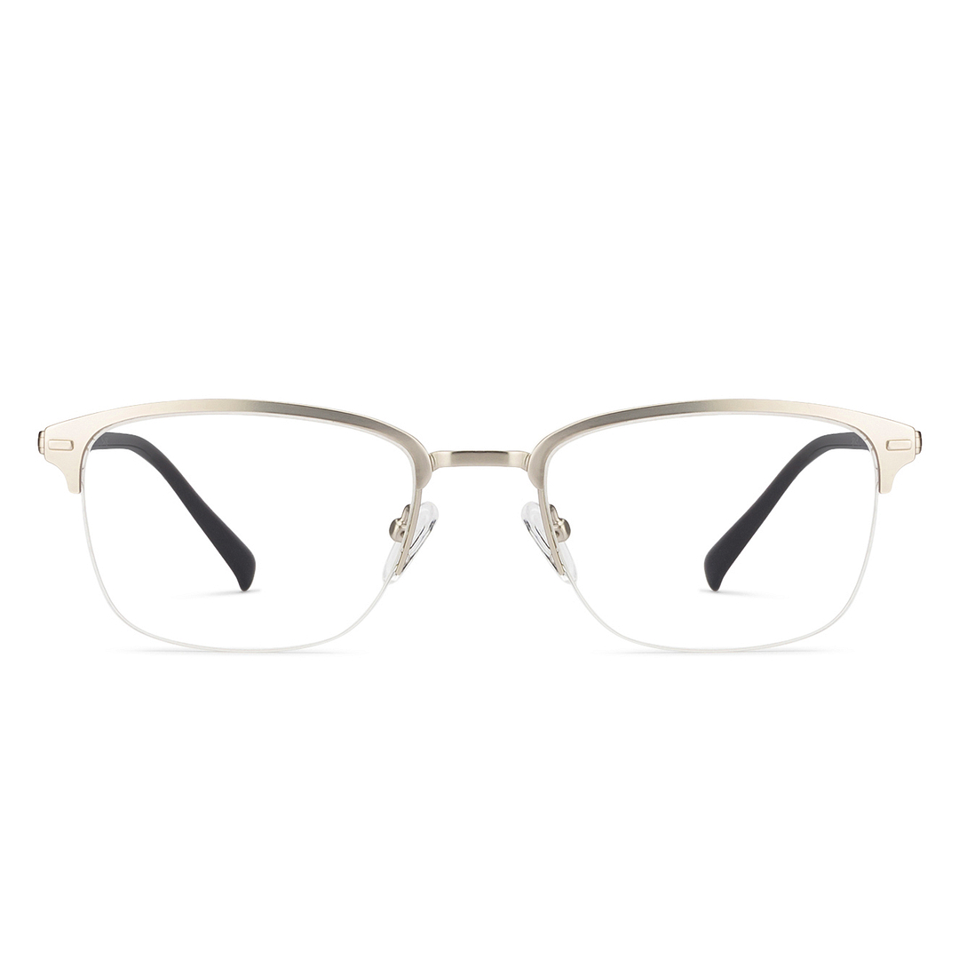 Vincent Chase Online Silver Half Rim Rectangle left side