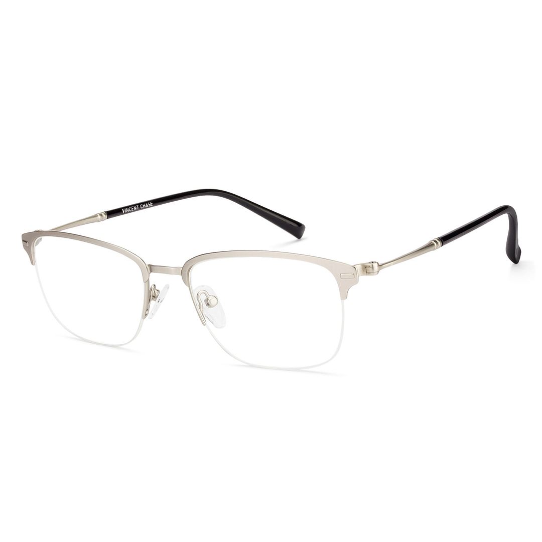 Vincent Chase Online Silver Half Rim Rectangle right side
