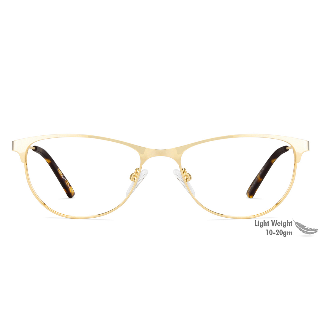 Vincent Chase Online Gold Full Rim Cat Eye left side