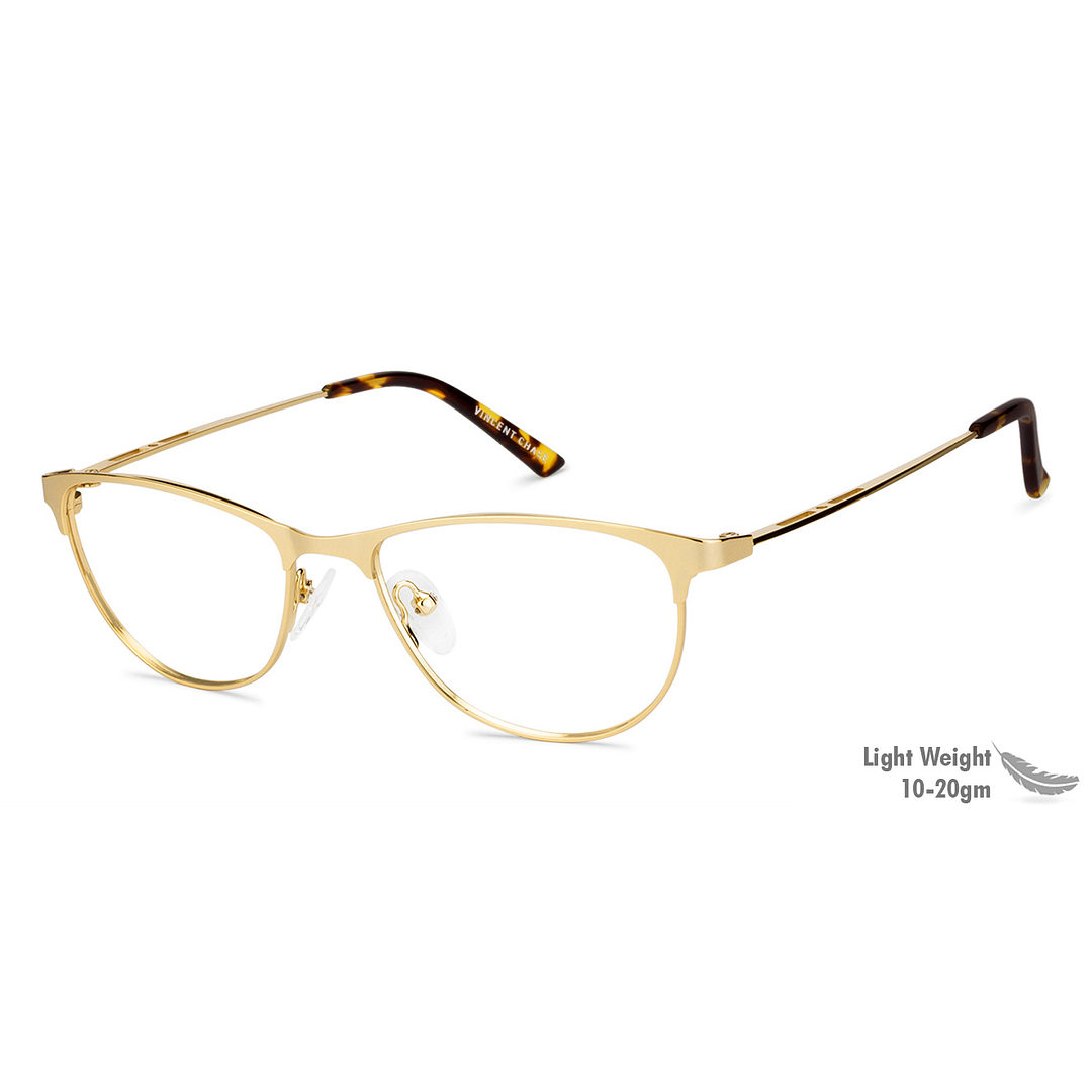 Vincent Chase Online Gold Full Rim Cat Eye right side