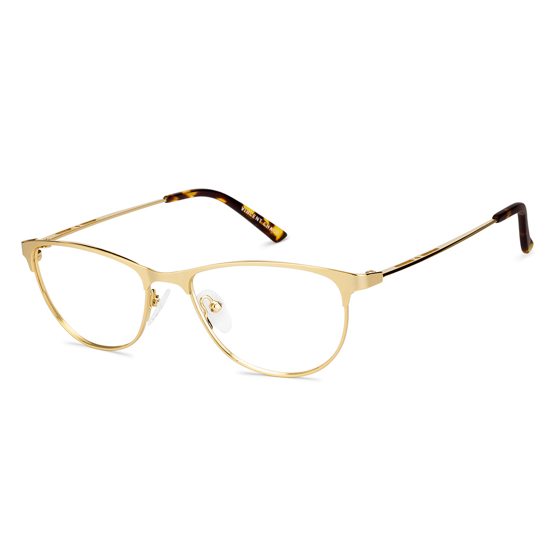 Vincent Chase Online Gold Full Rim Cat Eye left side