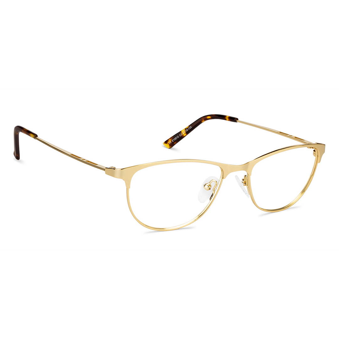 Vincent Chase Online Gold Full Rim Cat Eye left side
