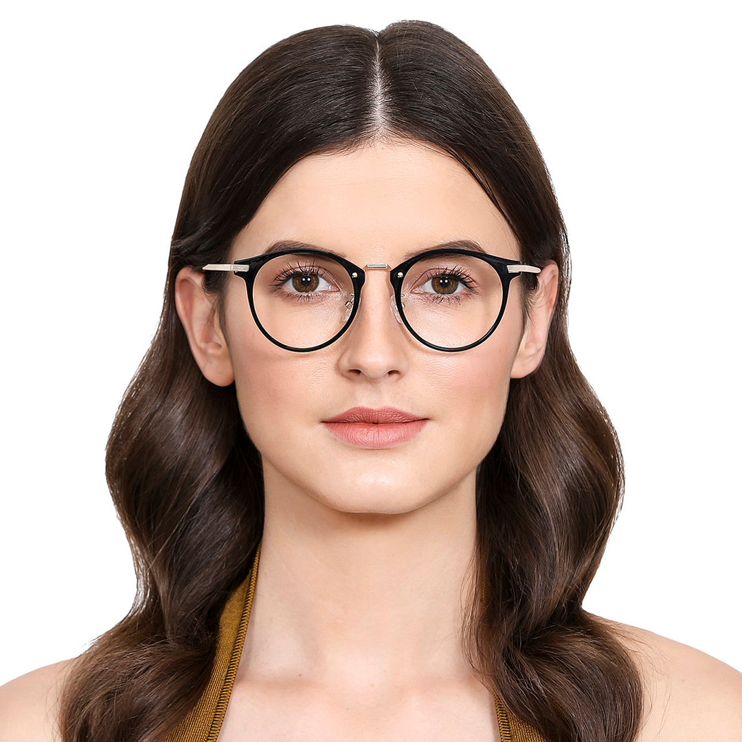 Lenskart Air Online Black Full Rim Round right side