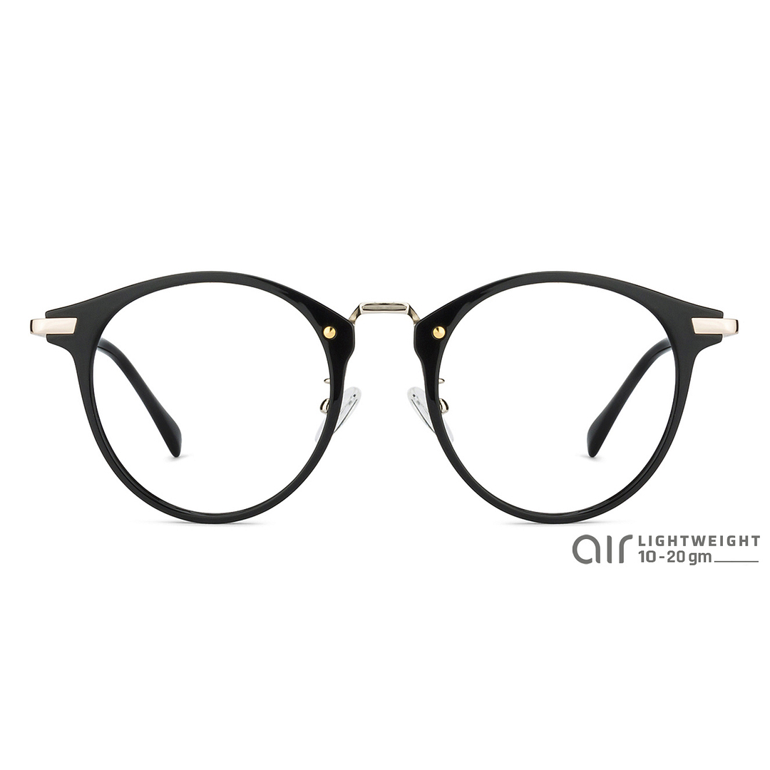 Lenskart Air Online Black Full Rim Round left side