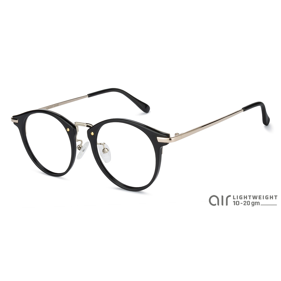 Lenskart Air Online Black Full Rim Round right side