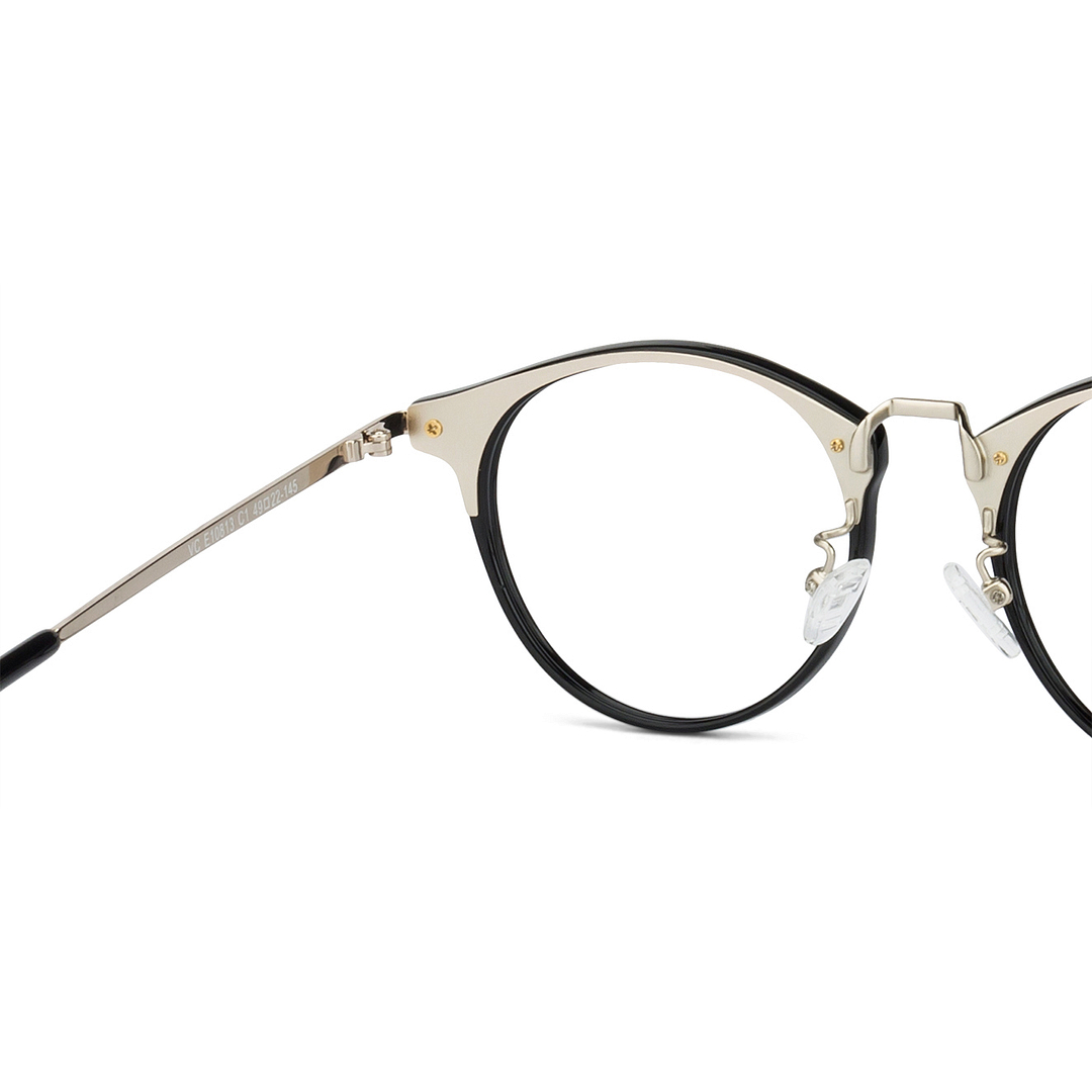 Lenskart Air Online Black Full Rim Round left side