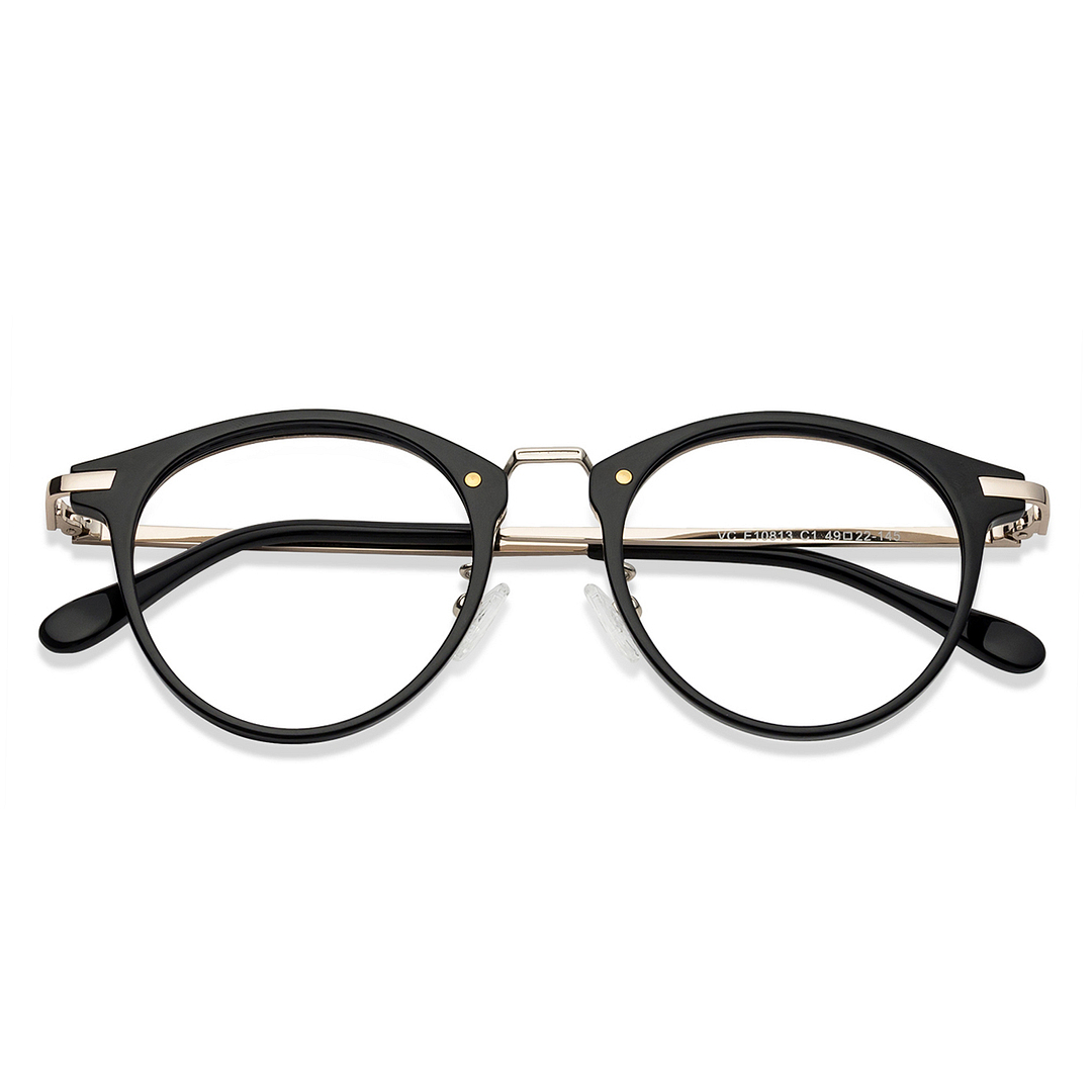 Lenskart Air Online Black Full Rim Round right side